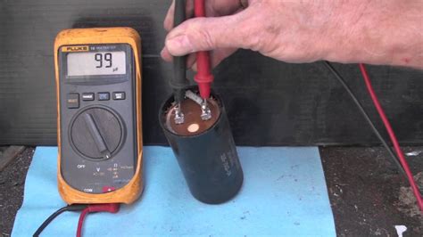 how to test a hard start capacitor|test run capacitor with multimeter.